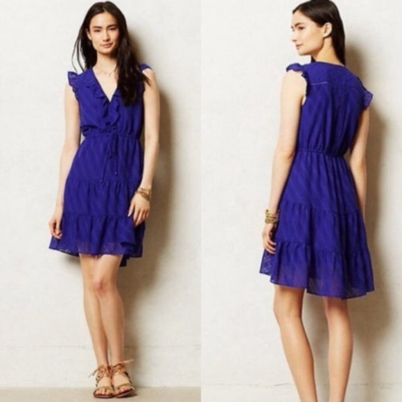 Anthropologie Dresses & Skirts - Anthropologie HD in Paris Signe Dress Purple Blue